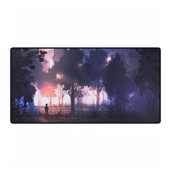 Mystical Forest Desk Mat | Nature-Inspired Office Decor | Ideal for Gamers & Creatives