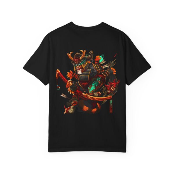 Samurai Tiger Unisex Garment-Dyed T-shirt with Samurai Design | Unique Graphic Tee for Anime Lovers, Casual Wear