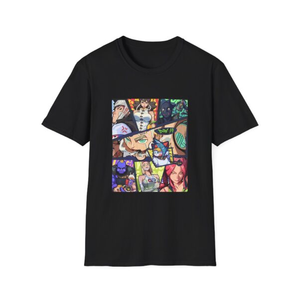 Anime Characters Collage Softstyle T-Shirt, Men, Women Unisex