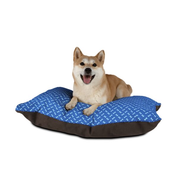 Cozy Dog Bed | Dog Lover Gift, Pet Supplies, Dog Accessories, Home Decor, Blue Bone Pattern