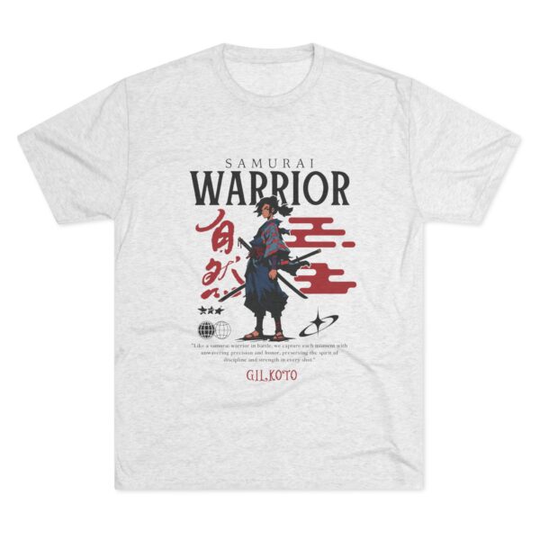 Samurai Warrior Crew Tee, Unisex Shirt, Anime Fashion, Gift for Him, Graphic Tee, Casual Wear, Pop Culture Apparel