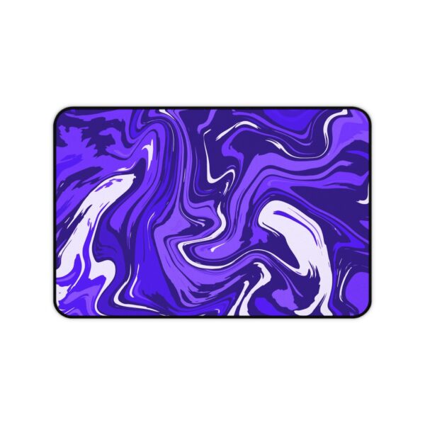 Purple Marble Desk Mat – Stylish Office Decor for Creatives