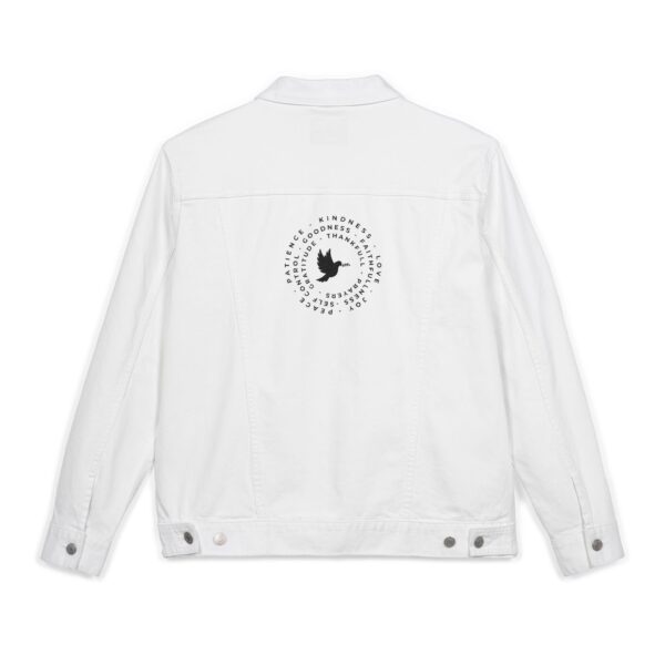 Embroidered Unisex Denim Jacket – Stylish Streetwear, Unique Gift Idea, Year-Round Fashion, Casual Layering